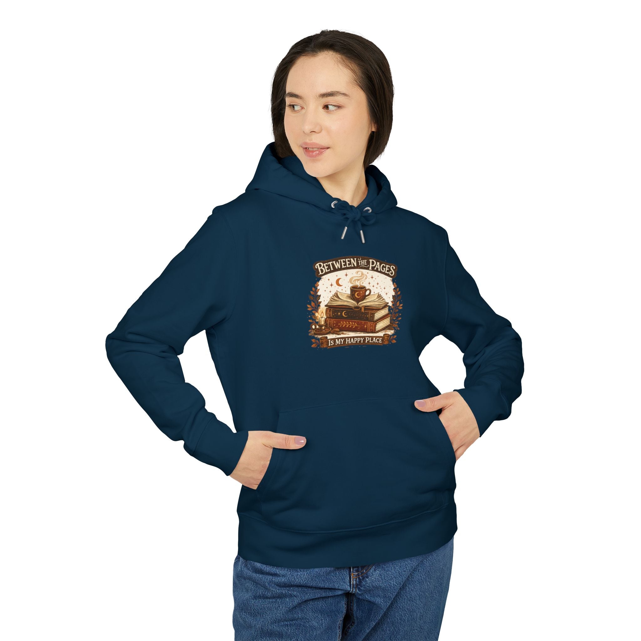 Book Lover Hoodie — "Between the Pages" Cozy Reading Pullover