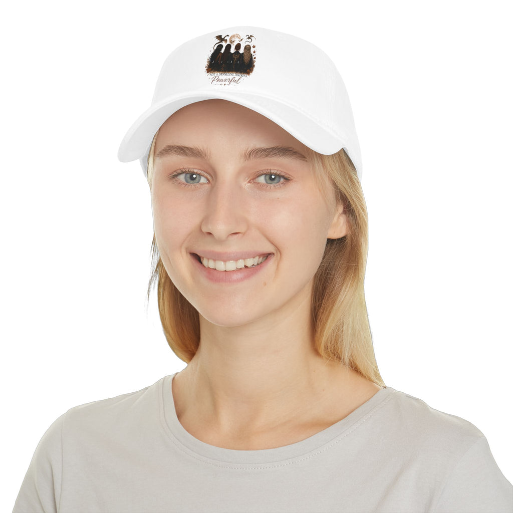 Not the damsel hat | Fantasy Reader Hat | Strong Female Character baseball Cap — Strong Woman Illustration