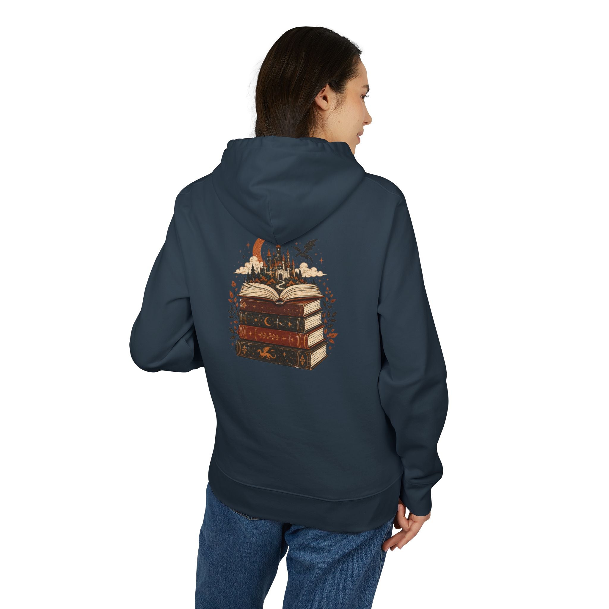 Book Lover Hoodie — "Between the Pages" Cozy Reading Pullover