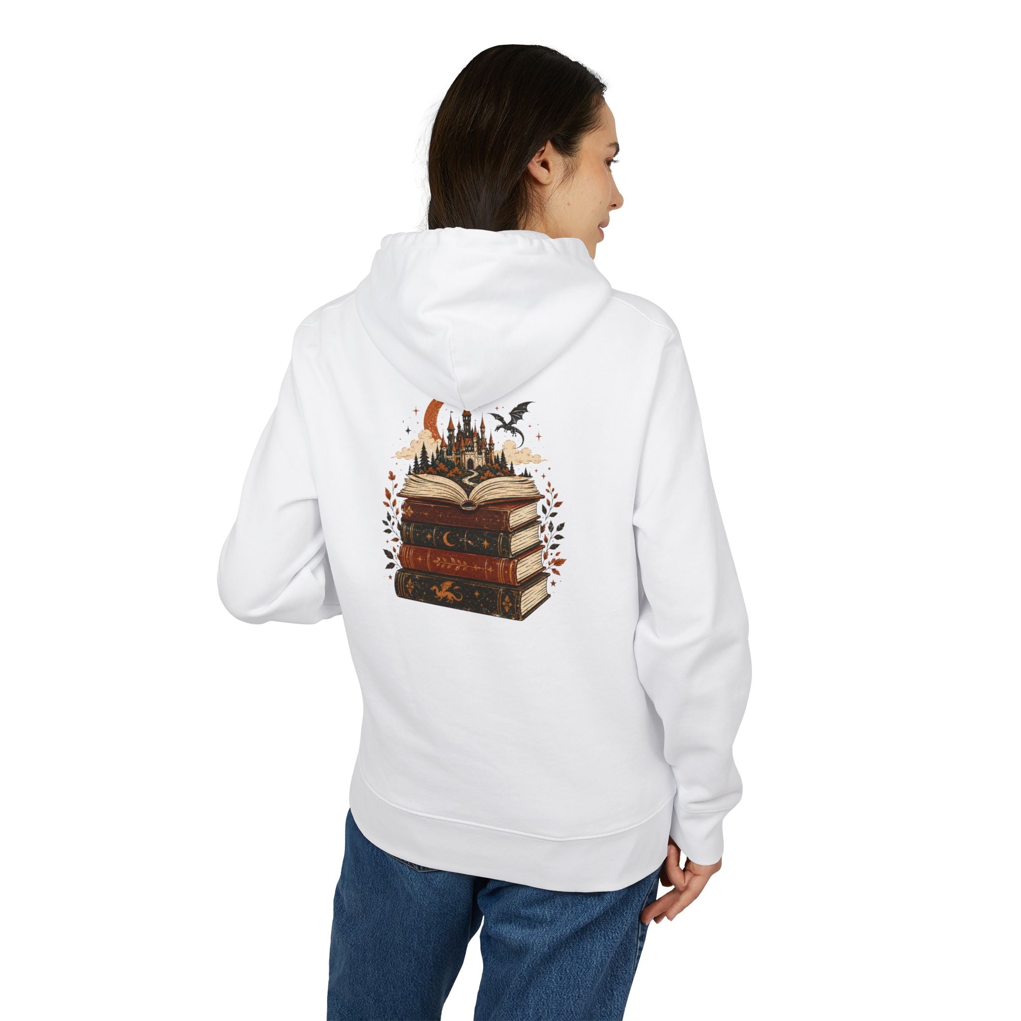 Book Lover Hoodie — "Between the Pages" Cozy Reading Pullover
