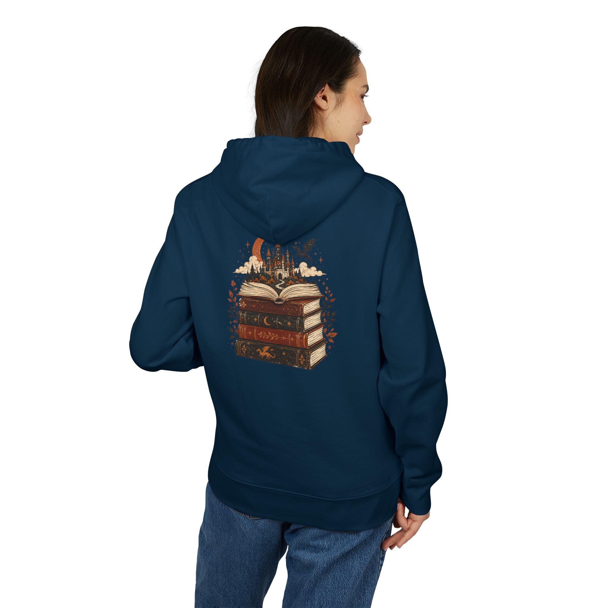 Book Lover Hoodie — "Between the Pages" Cozy Reading Pullover