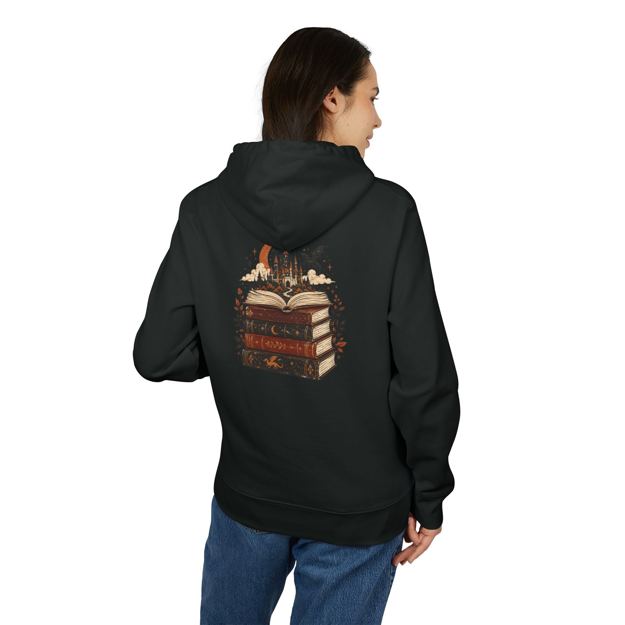 Book Lover Hoodie — "Between the Pages" Cozy Reading Pullover