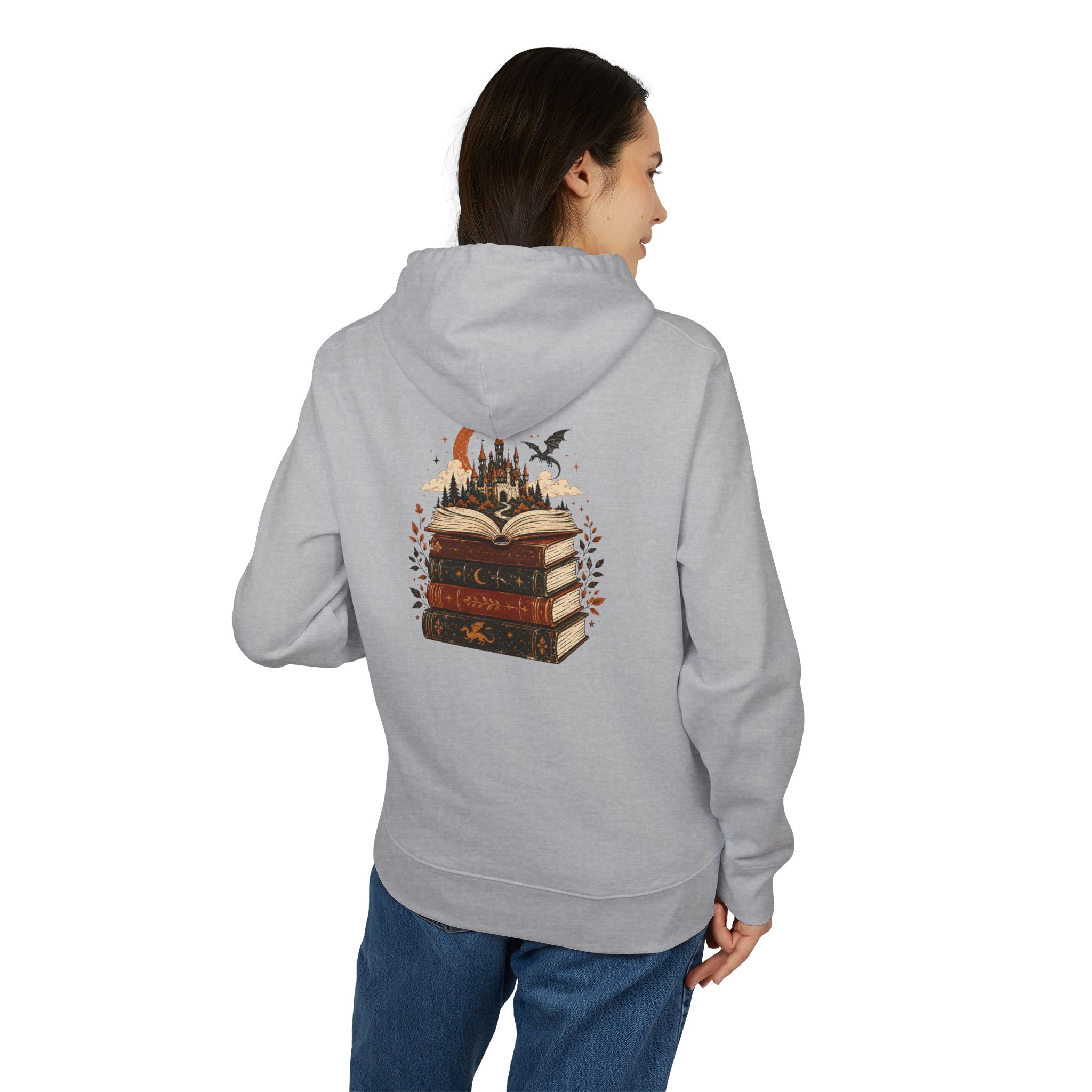 Book Lover Hoodie — "Between the Pages" Cozy Reading Pullover