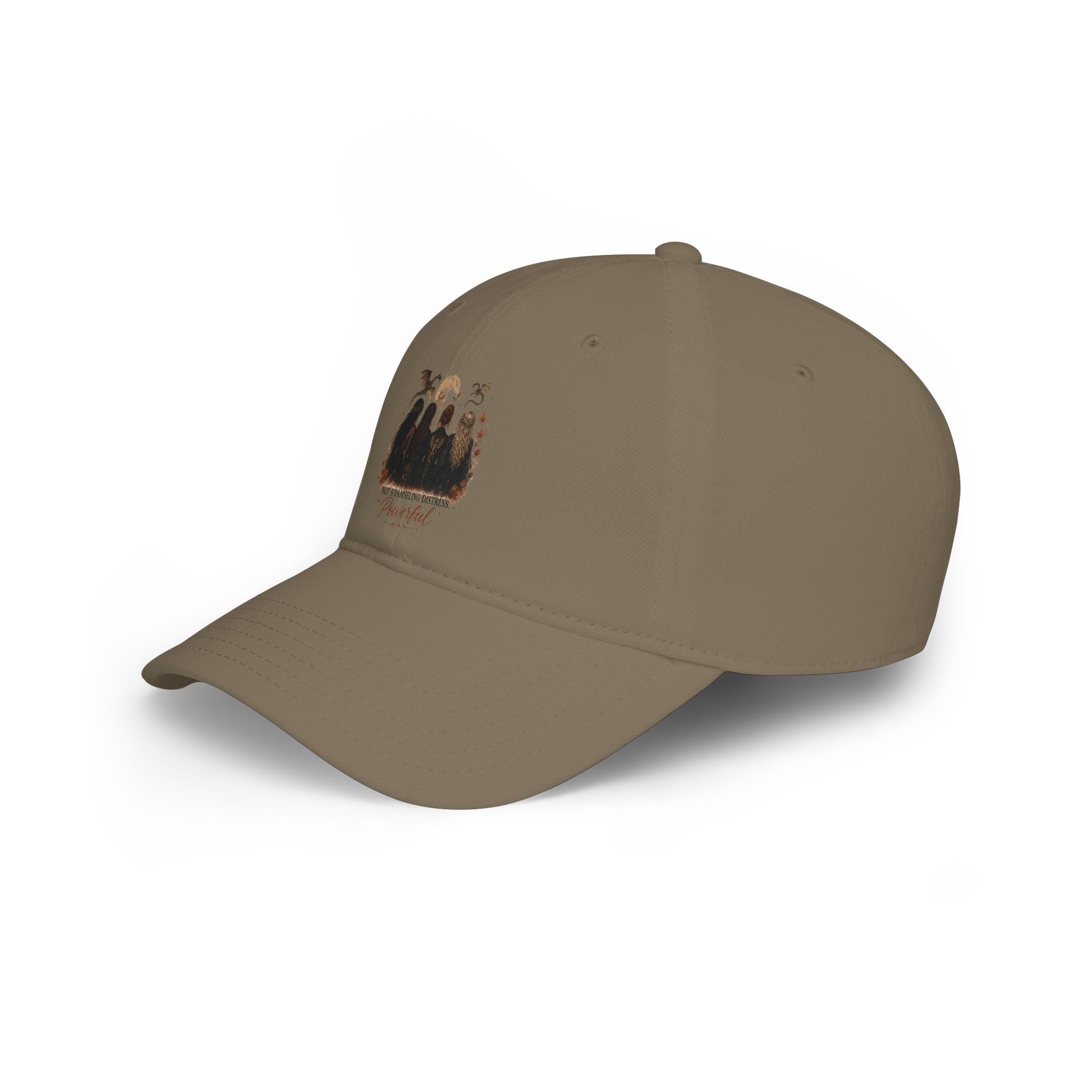 Not the damsel hat | Fantasy Reader Hat | Strong Female Character baseball Cap — Strong Woman Illustration