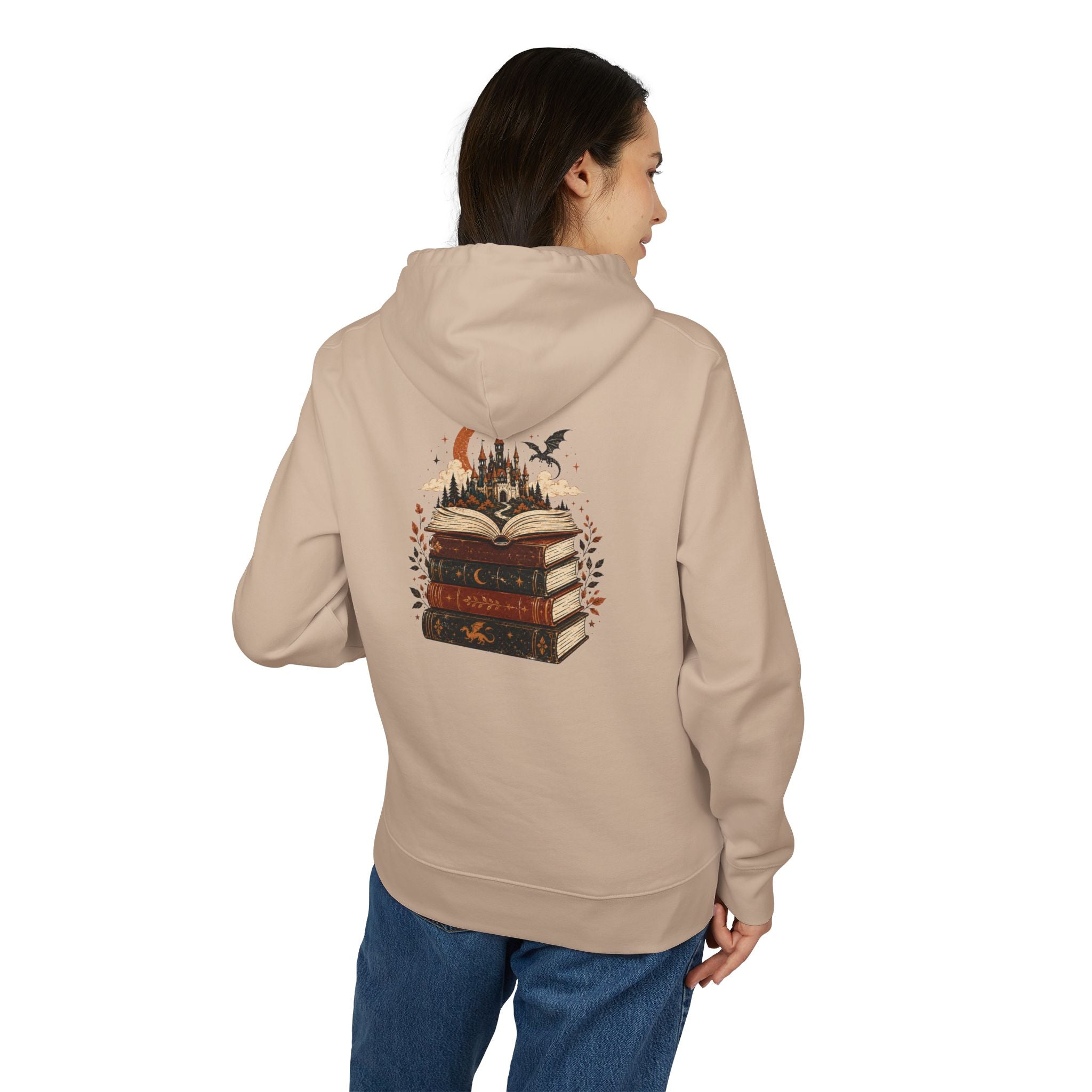 Book Lover Hoodie — "Between the Pages" Cozy Reading Pullover